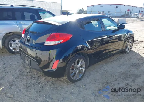 2017 Hyundai Veloster z USA, uszkodzony, nr VIN KMHTC6AD5HU308127